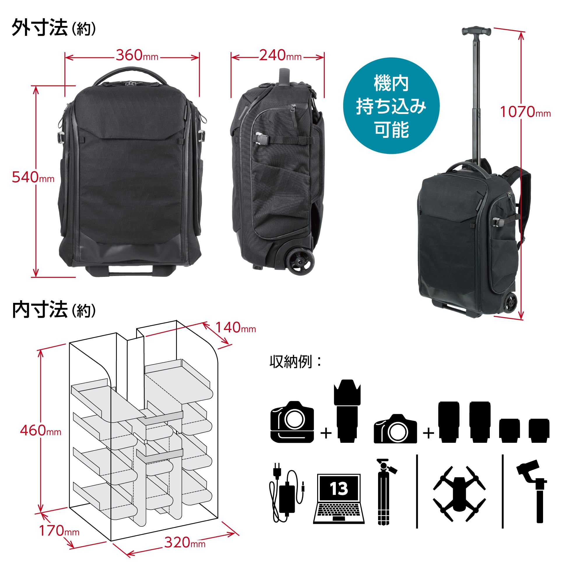 ハクバ SGWPR-FBPR カメラリュック キャリーGW-PRO 3way ハクバ SGWPR-FBPR カメラリュック キャリーGW-PRO 3way
